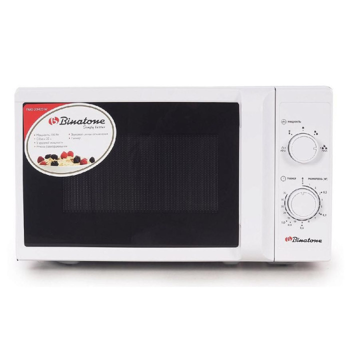Микроволновая печь BINATONE FMO 20M20 W Микроволновая печь BINATONE FMO 20M20 W