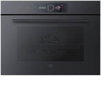 Духовой шкаф V-ZUG Combair V4000 45 C4T-21049 чёрное стекло