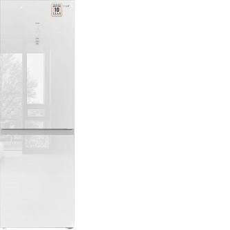 Холодильник WEISSGAUFF WRK 185 Total NoFrost Inverter White Glass