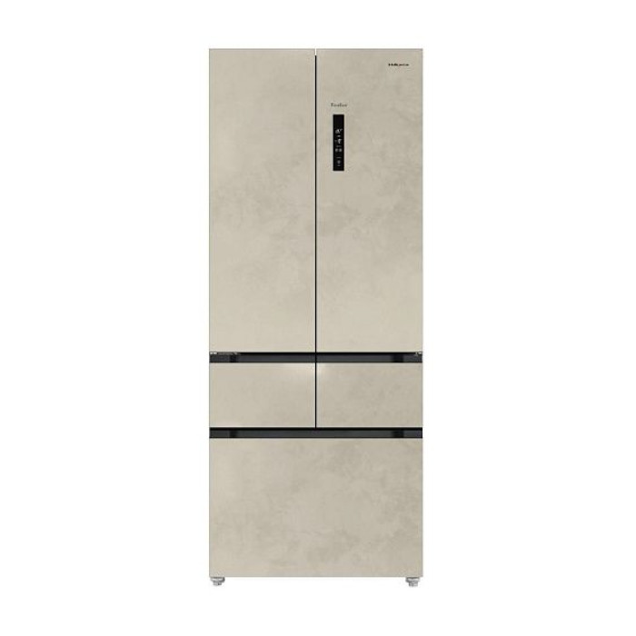 Холодильник TESLER RFD-427BI Marble Beige Холодильник TESLER RFD-427BI Marble Beige