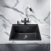Смеситель MILACIO Ultra MCU.560.TBW Total Black/белый шланг