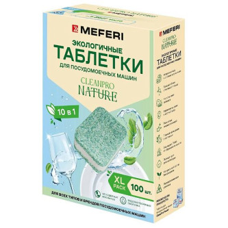 Таблетки для посудомоечных машин MEFERI CleanPro Nature 100 Таблетки для посудомоечных машин MEFERI CleanPro Nature 100