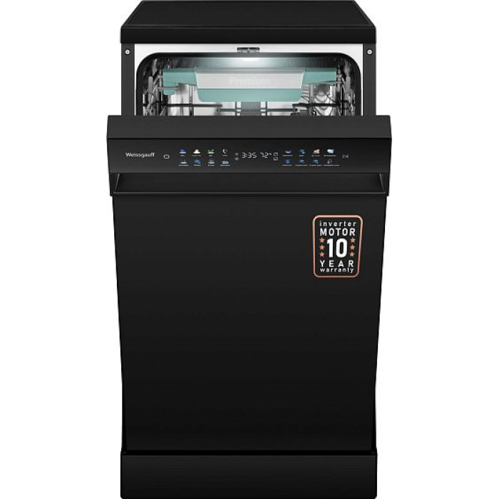 Посудомоечная машина WEISSGAUFF DW 4539 Inverter Touch AutoOpen Black Посудомоечная машина WEISSGAUFF DW 4539 Inverter Touch AutoOpen Black