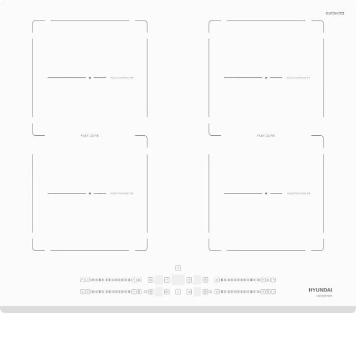 Варочная поверхность HYUNDAI HHI 6787 WG