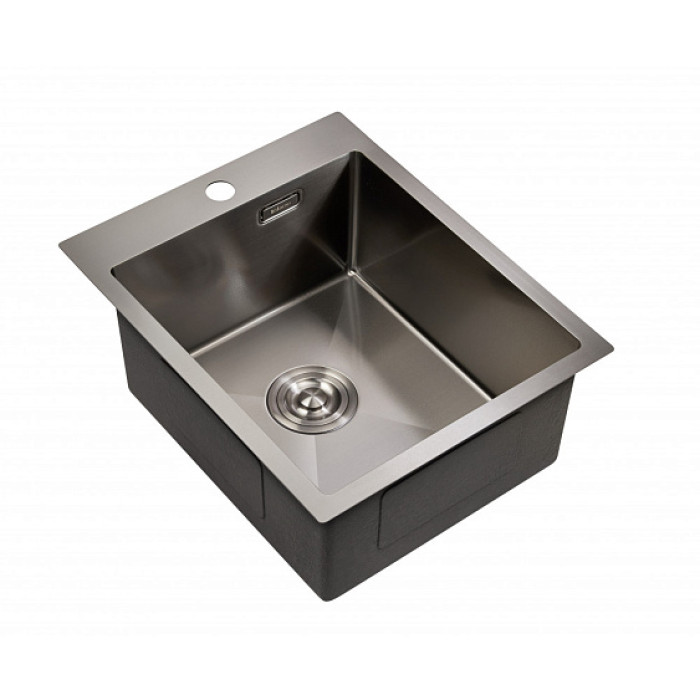 Кухонная мойка MILACIO Denia 41 Steel MC.77469 вороненая сталь