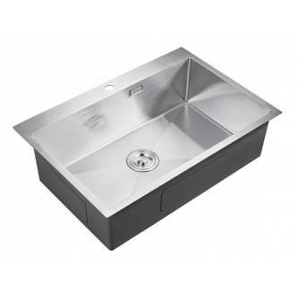 Кухонная мойка MILACIO Denia 750 Steel MC.77500 нержавеющая сталь