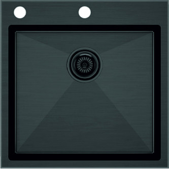Кухонная мойка PAULMARK KRONER-EDGE PM775151-GM