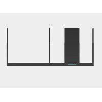 Вытяжка PANDO I-894/90+90 MODULO IZQ. NEGRO MATE V.850 SEC Вытяжка PANDO I-894/90+90 MODULO IZQ. NEGRO MATE V.850 SEC
