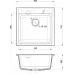 Кухонная мойка RIVELATO RAUM 50 beige scuro Кухонная мойка RIVELATO RAUM 50 beige scuro