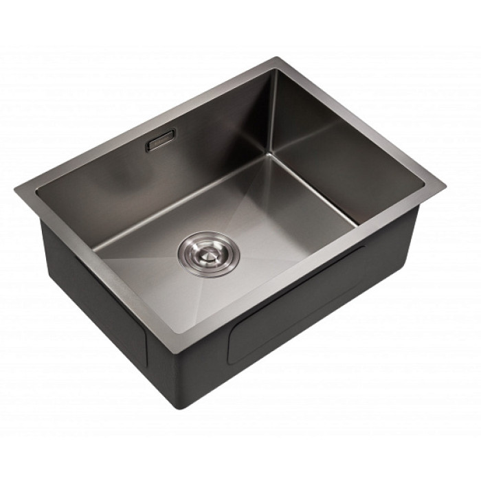 Кухонная мойка MILACIO Denia 58 Steel MC.77459 вороненая сталь