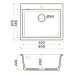 Кухонная мойка OMOIKIRI Omishima 60-DG Matt (4997544)