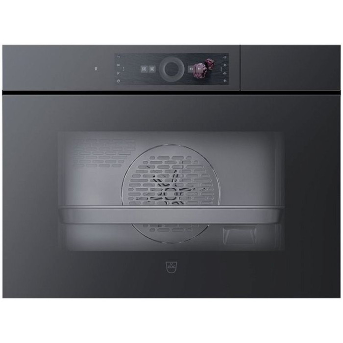 Паровой шкаф V-ZUG CombiSteamer V6000 45 CS6T-23043 чёрное стекло Паровой шкаф V-ZUG CombiSteamer V6000 45 CS6T-23043 чёрное стекло
