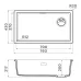 Кухонная мойка OMOIKIRI Kata 76-U/I Side-BL (4997587) Кухонная мойка OMOIKIRI Kata 76-U/I Side-BL (4997587)