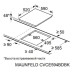 Варочная поверхность MAUNFELD CVCE594BDBK