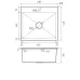Кухонная мойка GRANFEST METAL 4844 PVD graphite Кухонная мойка GRANFEST METAL 4844 PVD graphite