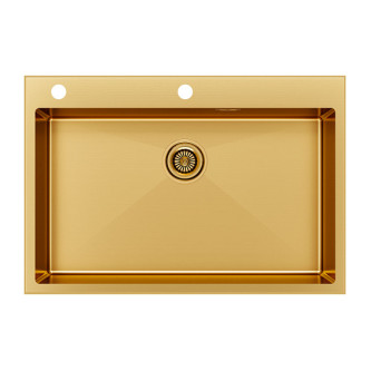 Кухонная мойка PAULMARK VAST-EDGE PM777551-BG Кухонная мойка PAULMARK VAST-EDGE PM777551-BG