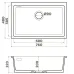 Кухонная мойка OMOIKIRI Omishima 76-U-DG Matt (4997571)