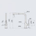 Смеситель FALMEC TREVI CORNER GUN METAL (MTRC.00#PPF)