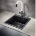 Смеситель MILACIO Ultra MCU.560.TBW Total Black/белый шланг