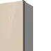 Холодильник WEISSGAUFF WRK 185 Total NoFrost Inverter Beige Glass
