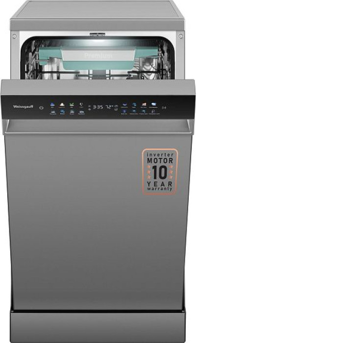 Посудомоечная машина WEISSGAUFF DW 4539 Inverter Touch AutoOpen Inox Посудомоечная машина WEISSGAUFF DW 4539 Inverter Touch AutoOpen Inox