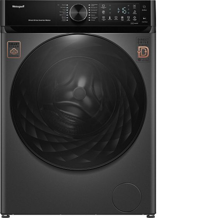 Стиральная машина WEISSGAUFF WM 59411 Direct Drive Inverter Steam Deep Grey Стиральная машина WEISSGAUFF WM 59411 Direct Drive Inverter Steam Deep Grey