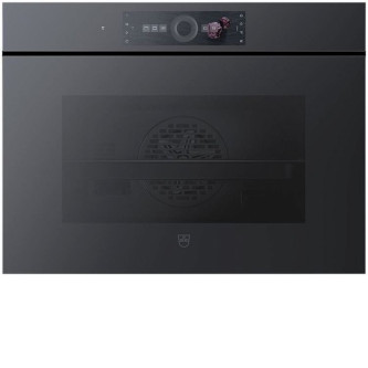 Духовой шкаф V-ZUG Combair V6000 45 C6T-21067 чёрное стекло