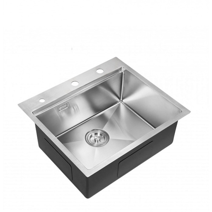 Кухонная мойка MILACIO Denia 57 Steel MC.77400 нержавеющая сталь