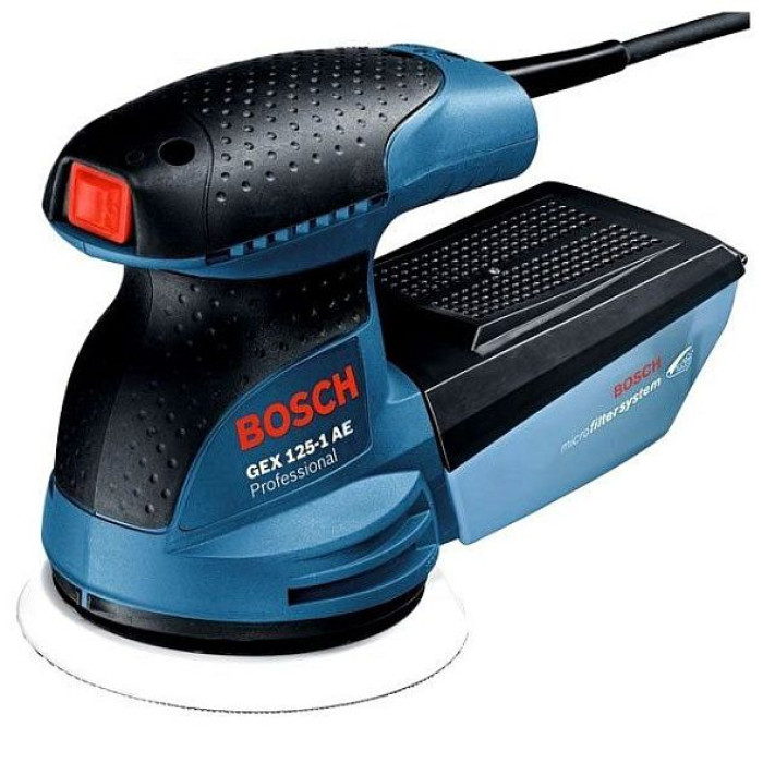 Эксцентриковая шлифмашина BOSCH gex 125-1 ae (0601387500) Эксцентриковая шлифмашина BOSCH gex 125-1 ae (0601387500)