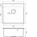 Кухонная мойка RIVELATO Rinox 5450 PVD black Кухонная мойка RIVELATO Rinox 5450 PVD black