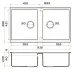 Кухонная мойка OMOIKIRI Kitagawa 83-2-U-MO (4997201)
