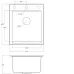 Кухонная мойка EMAR EMQ-1420.Q барит