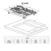 Варочная поверхность DELONGHI GERMANA 7GW BB Варочная поверхность DELONGHI GERMANA 7GW BB
