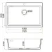 Кухонная мойка OMOIKIRI Omishima 76-DG Matt (4997552)