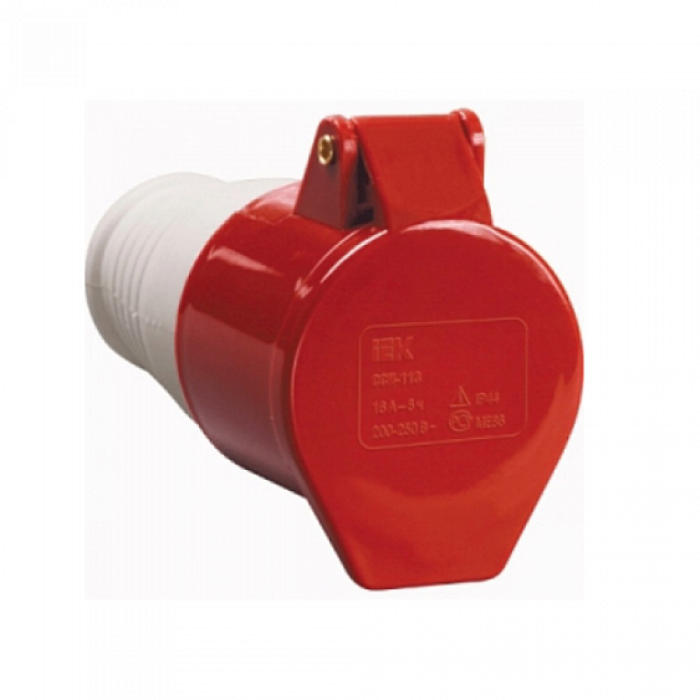 Розетка TDM 223 переносная 2р ре 32а 220в ip44 Розетка TDM 223 переносная 2р ре 32а 220в ip44